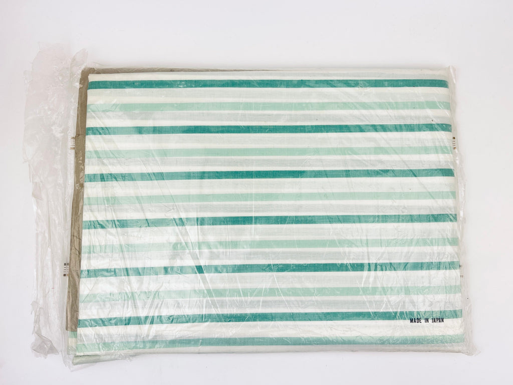Product image for 'vintage hampshire house twin bed striped green white flat sheet cotton polyester blend new old stock nos' (view 01c9e3)