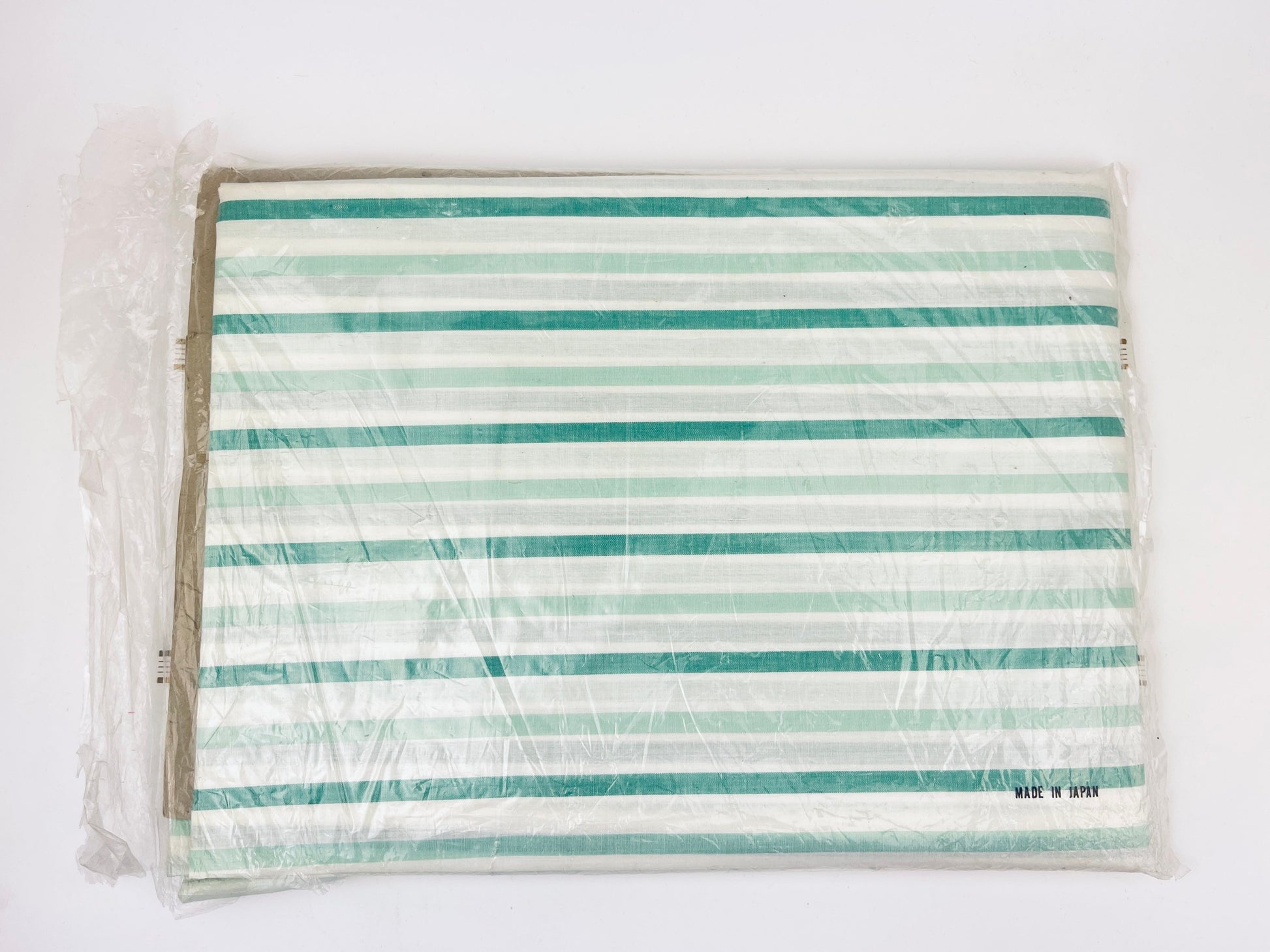 Product image for 'vintage hampshire house twin bed striped green white flat sheet cotton polyester blend new old stock nos' (view 01c9e3)
