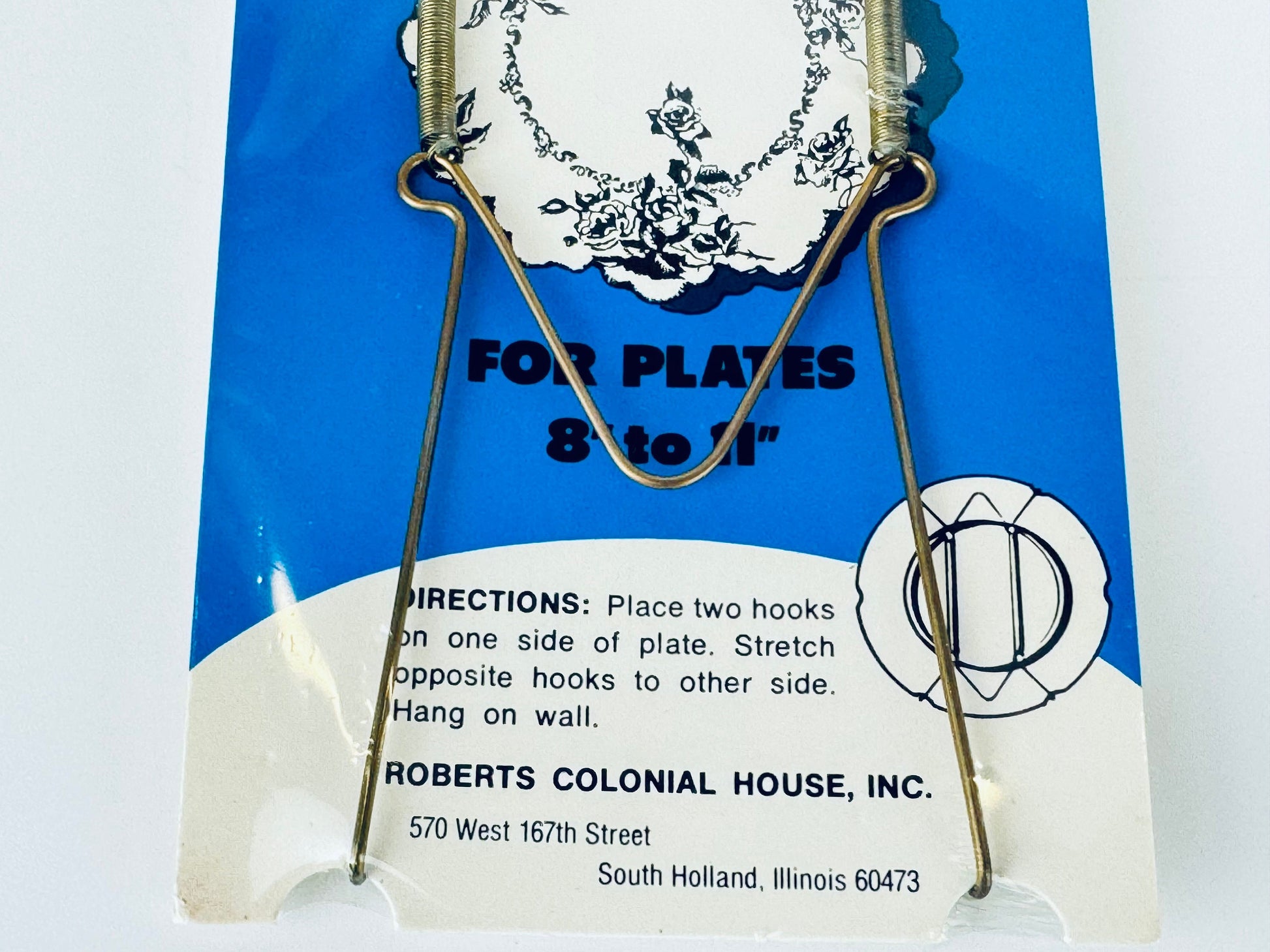Product image for 'vintage priscilla gold metal plate hanger new old stock nos sold separately' (view c027da)