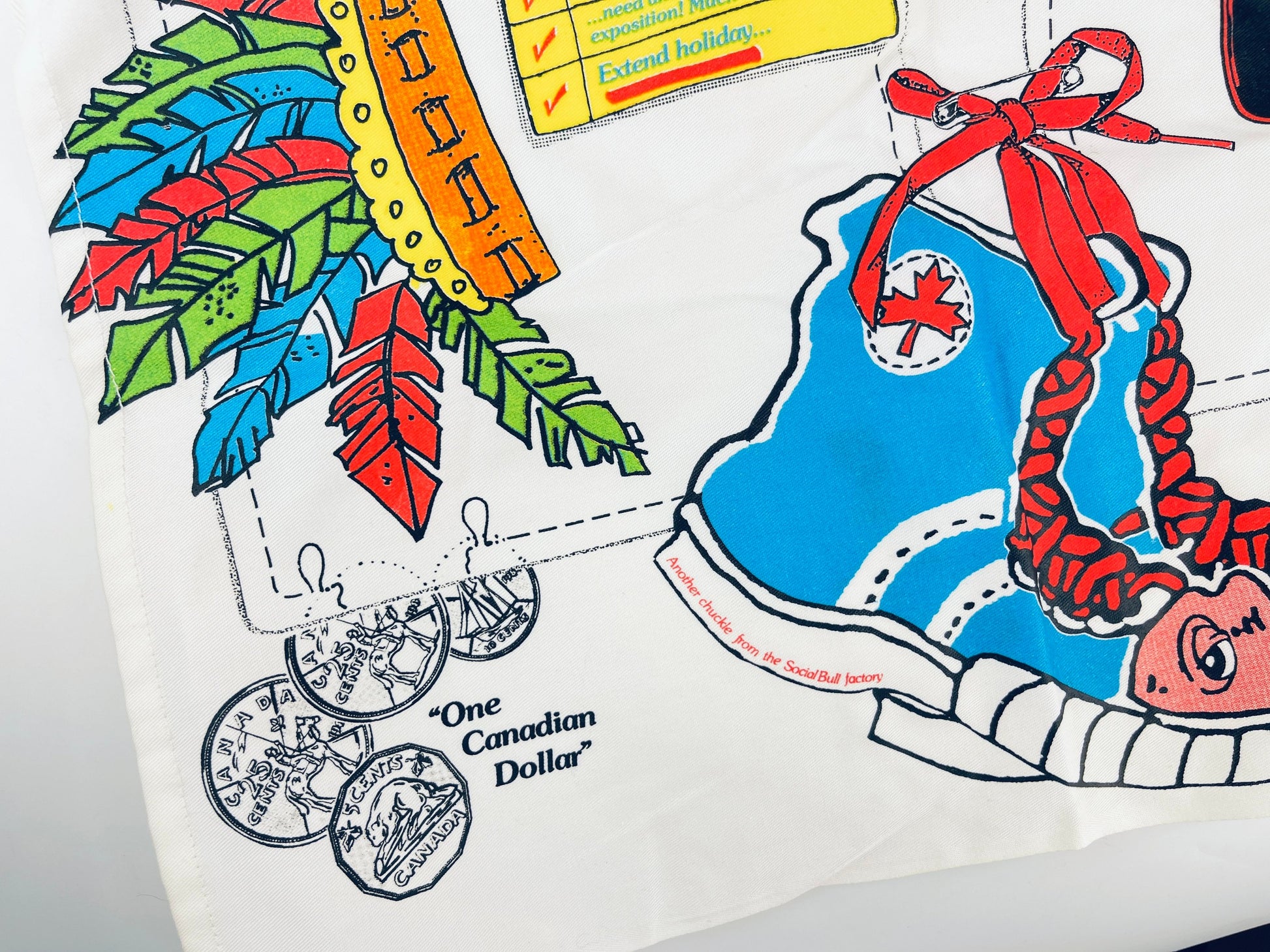 Product image for 'vintage funny vancouver british columbia canada tourism full apron landmark locations social bull factory' (view 85a660)