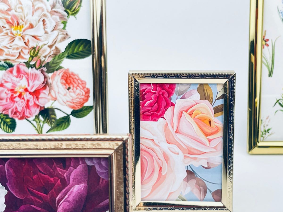 Product image for 'vintage gold metal brass picture frames various sizes sold separately' (view 51ecf6)