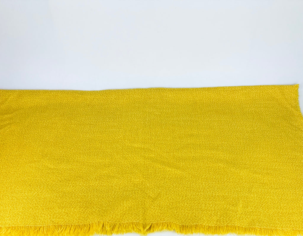 Product image for 'vintage yellow fringe square table cloth 38 x 38' (view c829f6)