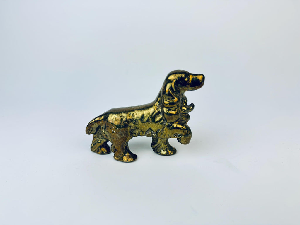 Product image for 'vintage solid brass cocker spaniel dog figurine sculpture' (view 0413e9)