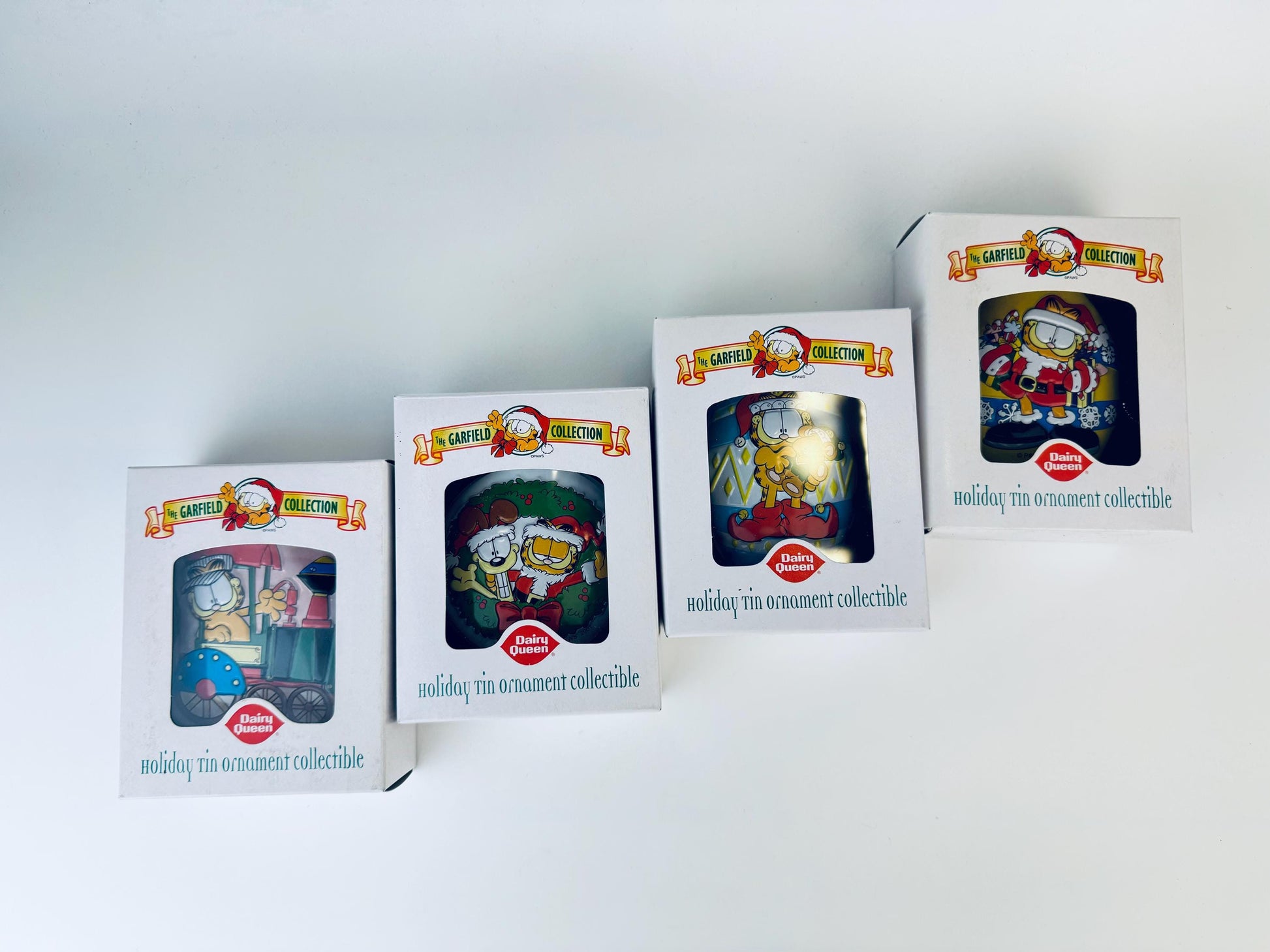 Product image for 'vintage dairy queen garfield odie metal christmas ornaments sold separately new old stock nos' (view 41ca0c)