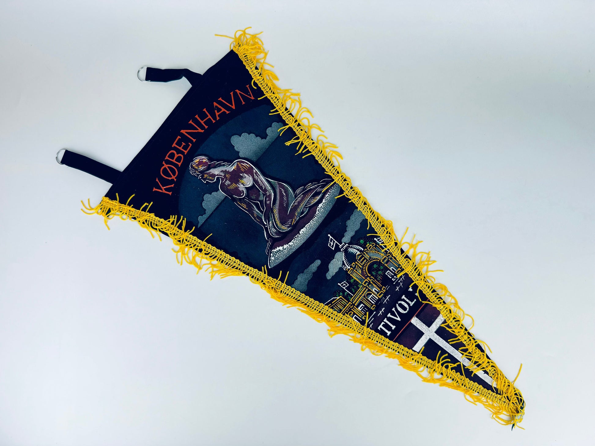 Product image for 'vintage european tapered pennant wall hanging sold separately kobenhavn nurnberg belgique' (view 98c5d7)