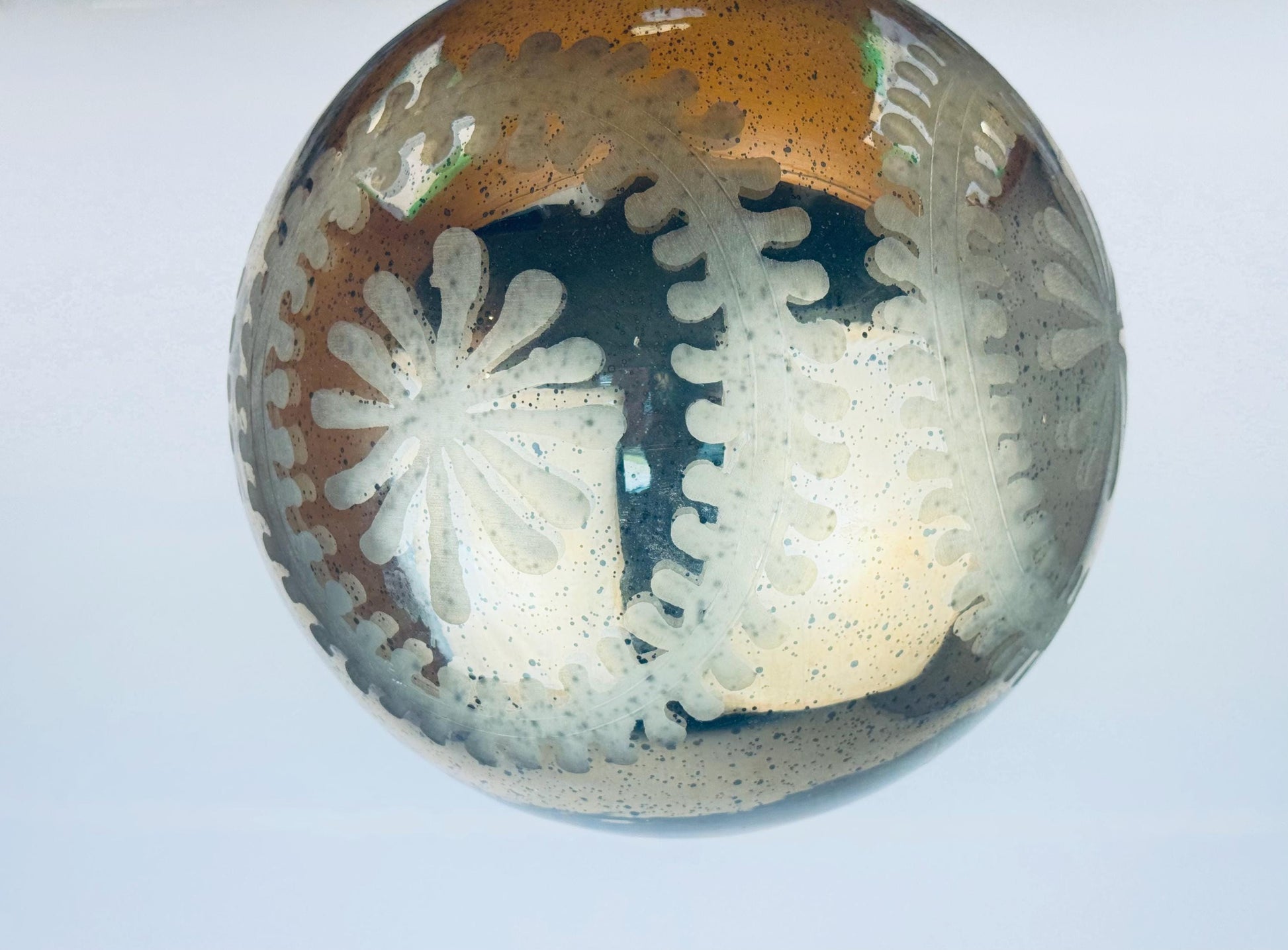 Product image for 'vintage x large 10 silver mercury glass christmas tree ornament' (view 0da1c8)