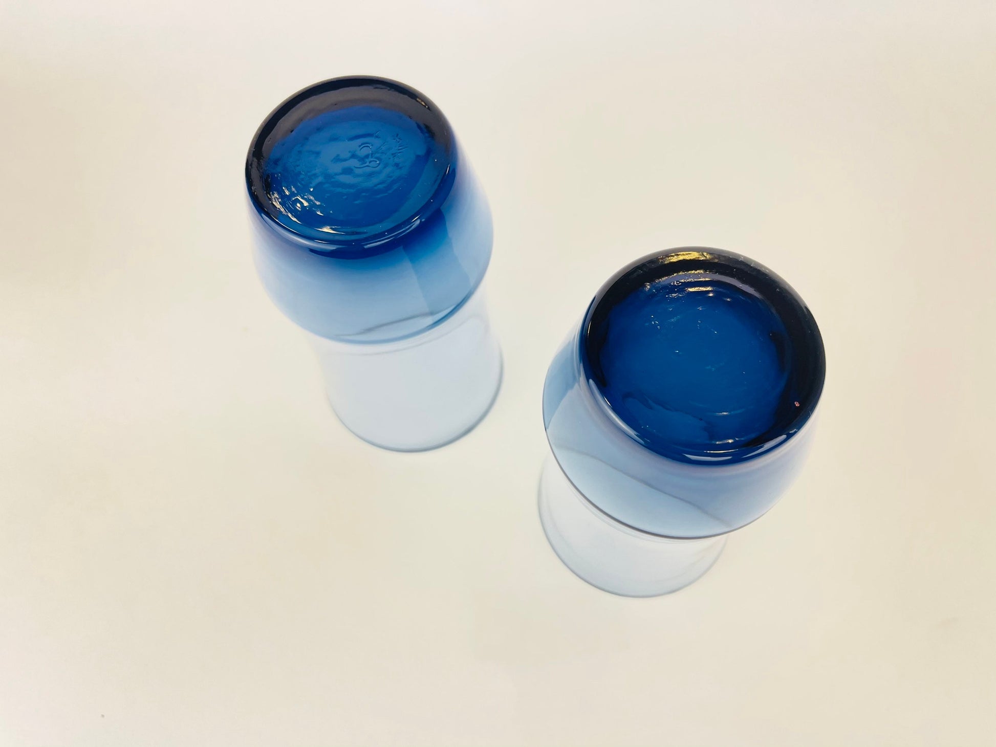 Product image for 'vintage mcm libbey apollo blue glassware sets sold separately' (view d525e6)