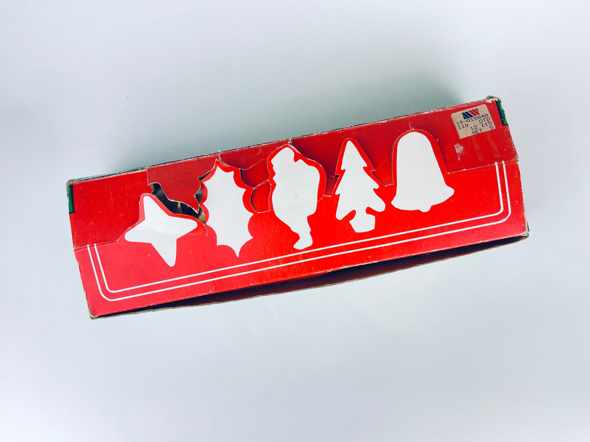 Product image for 'vintage christmas metal cookie sandwich cutters set of five 5 christmas baking gift' (view b64671)