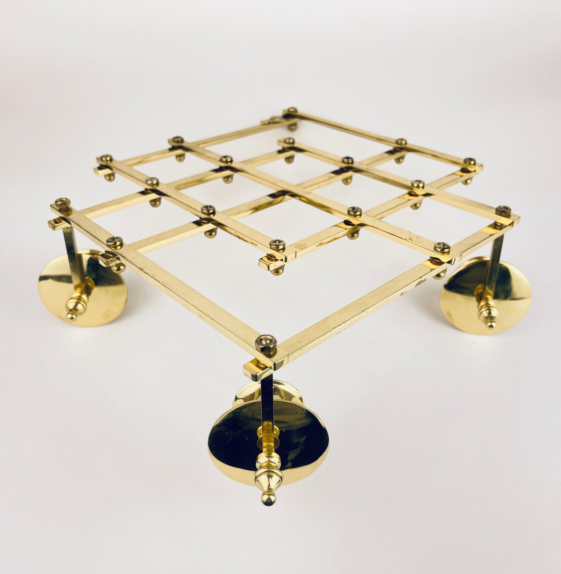 Product image for 'vintage wall mounted brass candlestick holders collapsible attractive aged patina' (view 35f194)