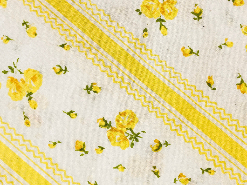 Product image for 'vintage jcpenney double twin bedding sheet set yellow floral lace pattern fashion manor percale penn prest' (view c8fbf7)