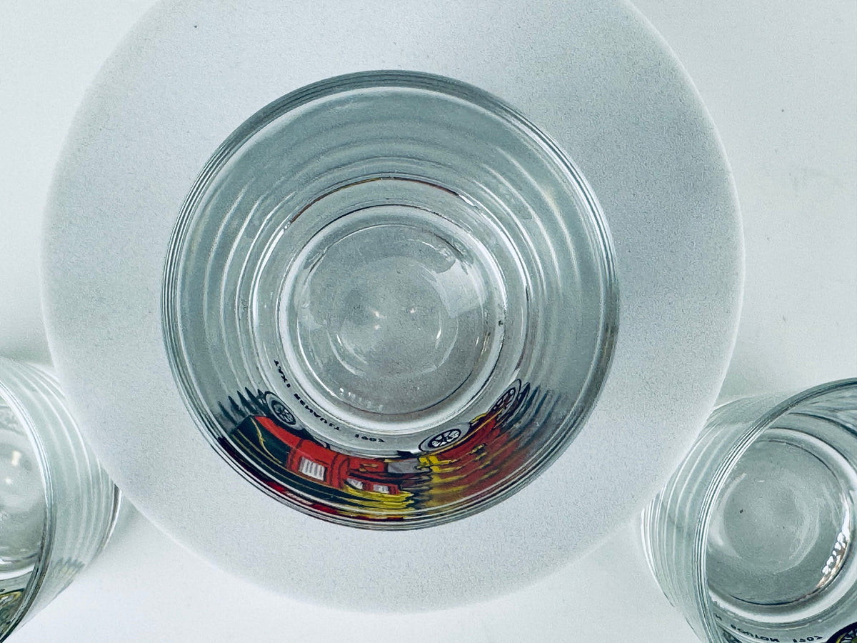 Product image for 'vintage antique car shot glasses set of three 3' (view c2b886)