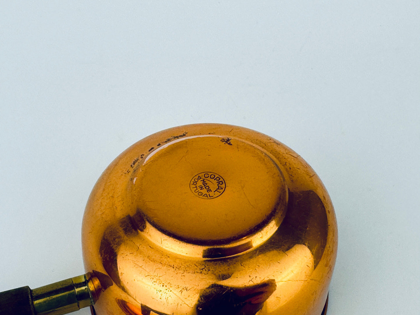 Product image for 'vintage copral copper sugar warming spout pot made in portugal' (view ed0cdb)