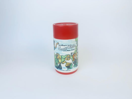 Product image for 'vintage snow white and the seven dwarfs aladdin thermos bottle keeps hot keeps cold made in canada' (view db9368)
