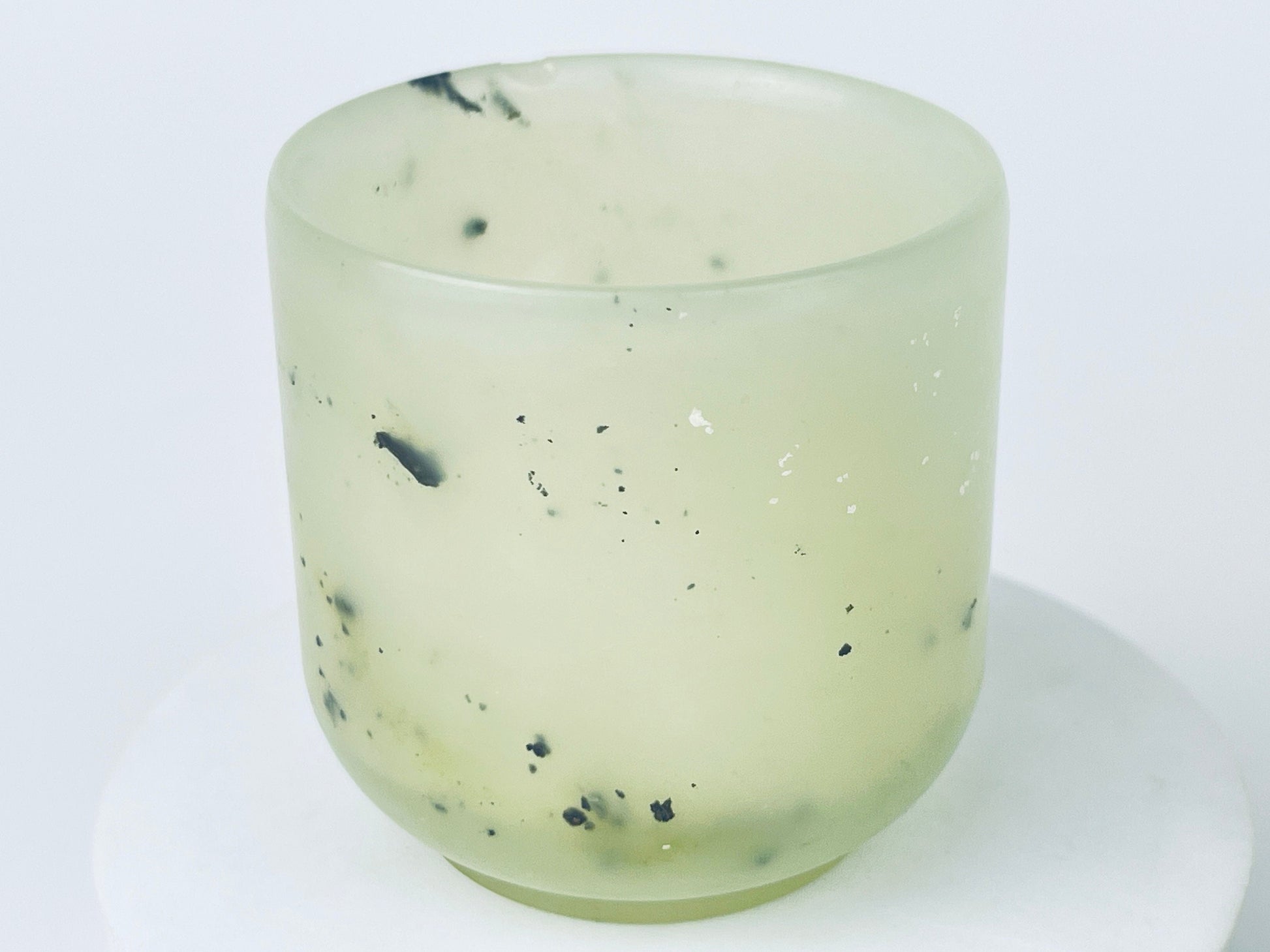 Product image for 'vintage antique chinese white jade stone wine tea cups set of two 2' (view 42c3b3)