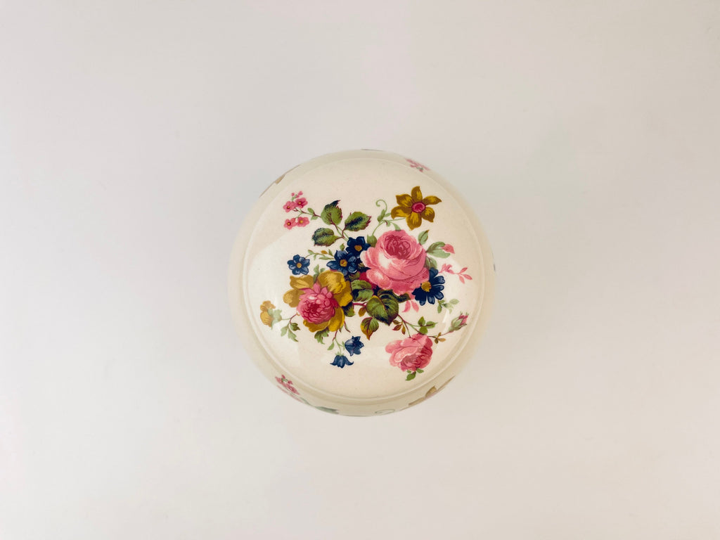 Product image for 'vintage sadler england ginger jar floral pattern kitchen keepsake storage' (view c028a1)
