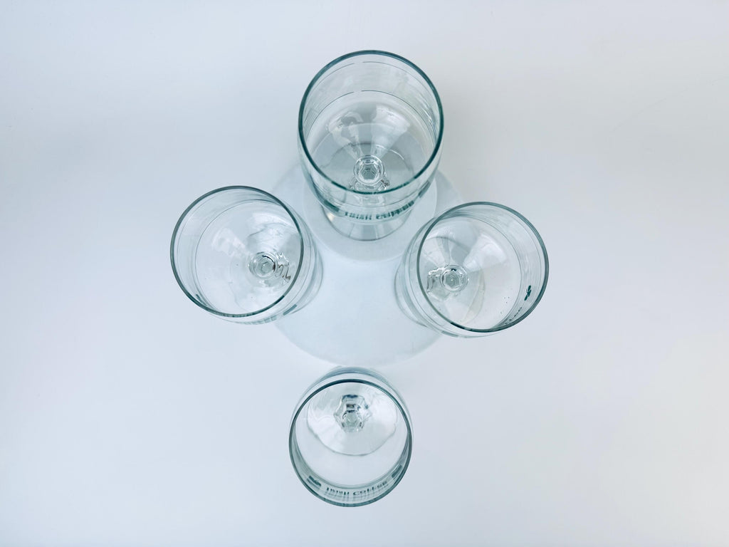 Product image for 'vintage irish coffee pedestal glasses goblets set of four 4' (view 72865f)