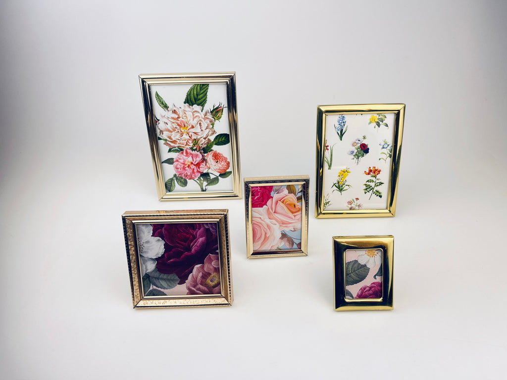 Product image for 'vintage gold metal brass picture frames various sizes sold separately' (view 444269)