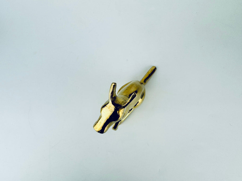 Product image for 'vintage solid brass kangaroo joey figurine' (view 0ecc5e)