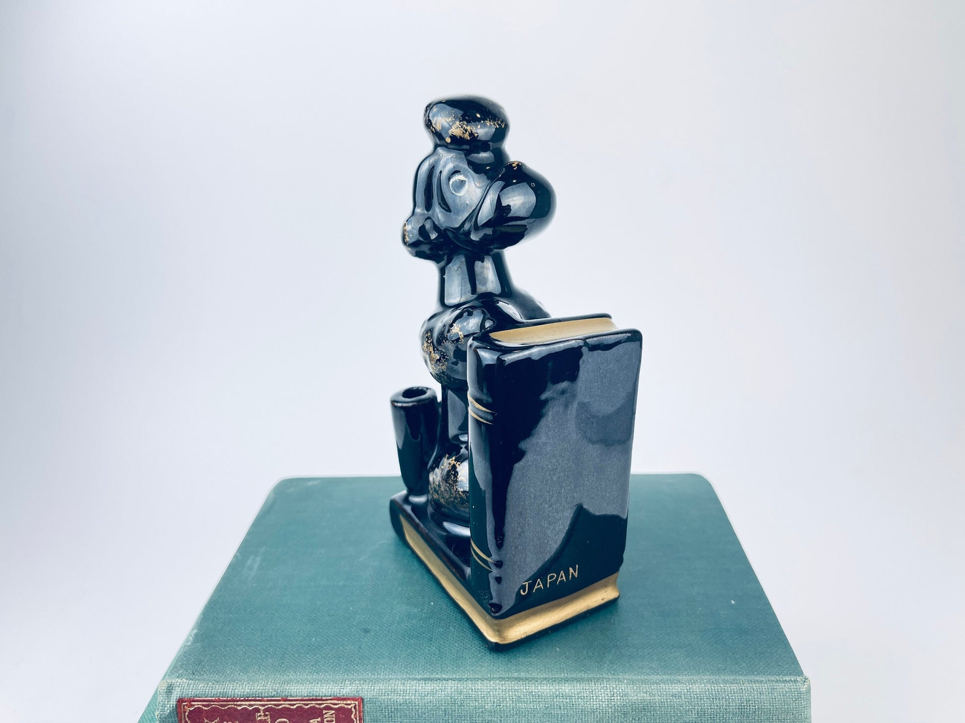 Product image for 'vintage kitsch poodle bookend pen pencil holder made in japan' (view a0f513)
