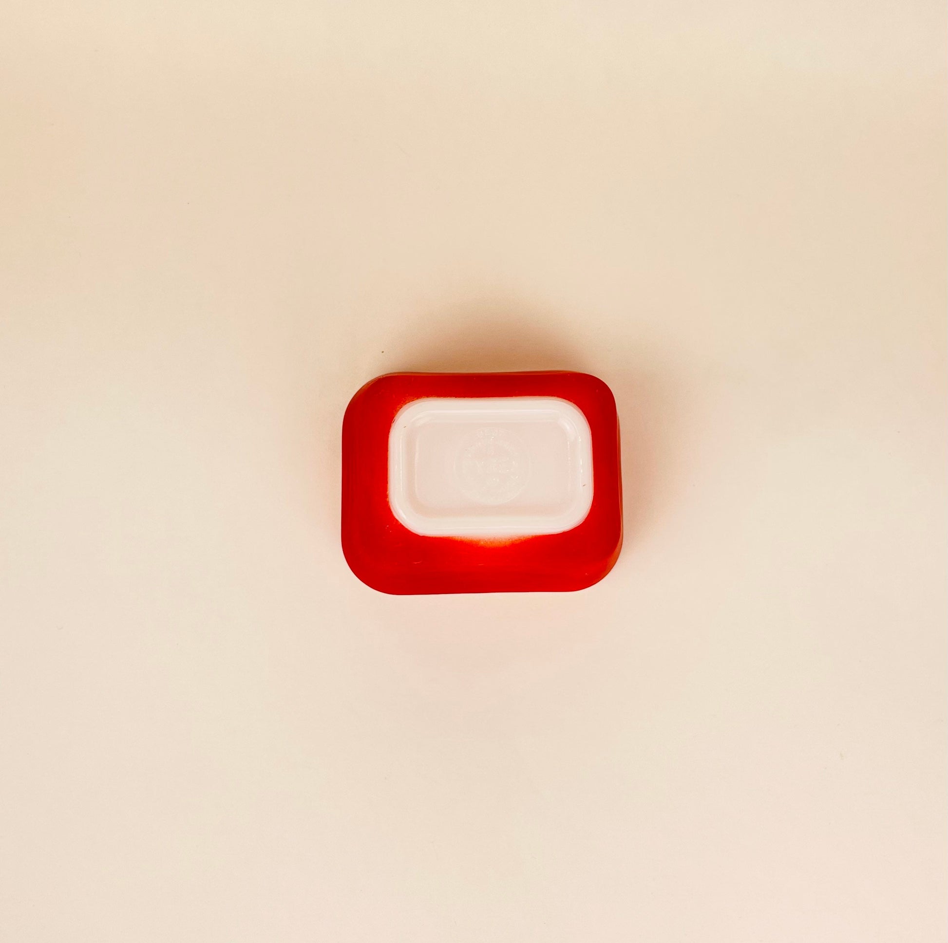 Product image for 'vintage small pyrex refrigerator fridgie dish primary red 501' (view 1f6ea2)