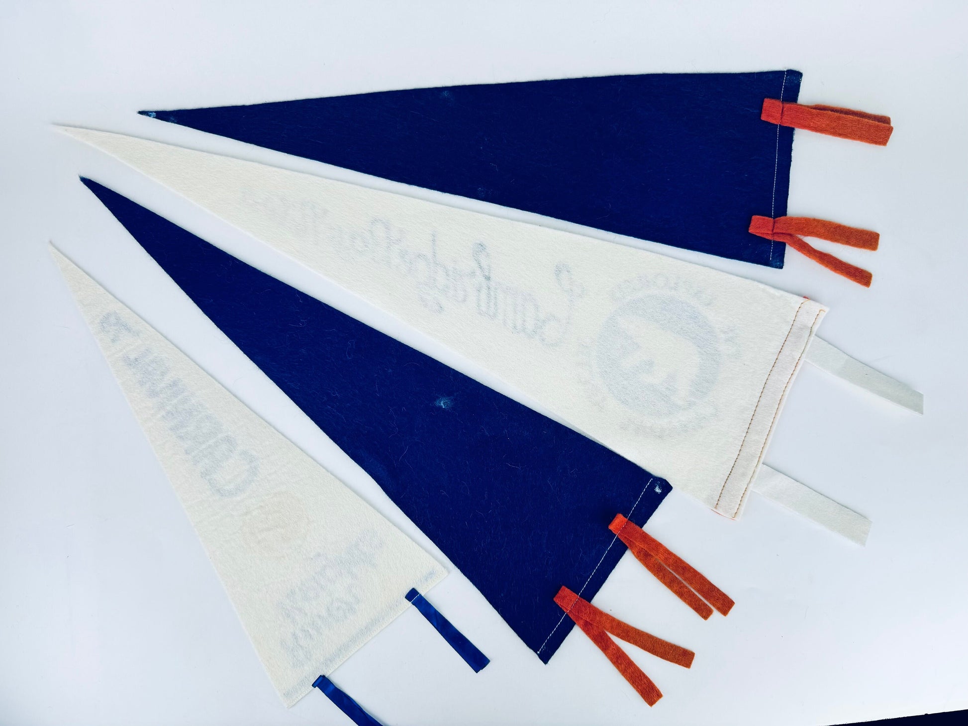 Product image for 'vintage canadian souvenir large tapered pennant wall hangings sold separately calgary alberta mile 1016 alaska highway cambridge bay' (view 14c279)