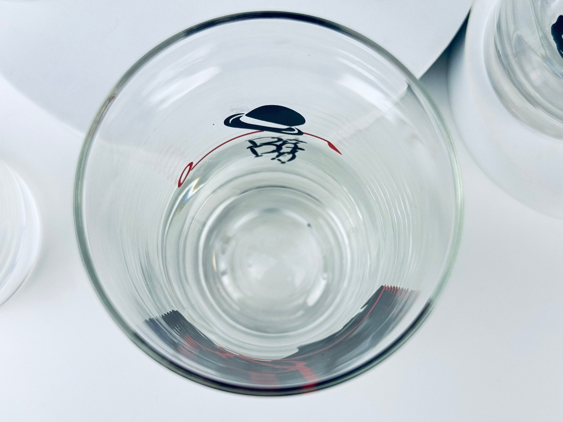 Product image for 'vintage racing kentucky derby hat horse equestrian drinking highball barware glasses federal glass set of five 5' (view eb3bb2)