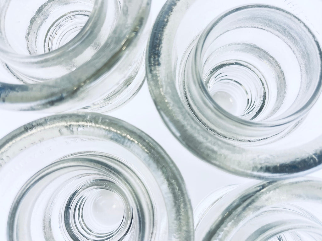Product image for 'vintage whithall tatum heavy clear glass insulator made in usa sold separately' (view 6272ca)