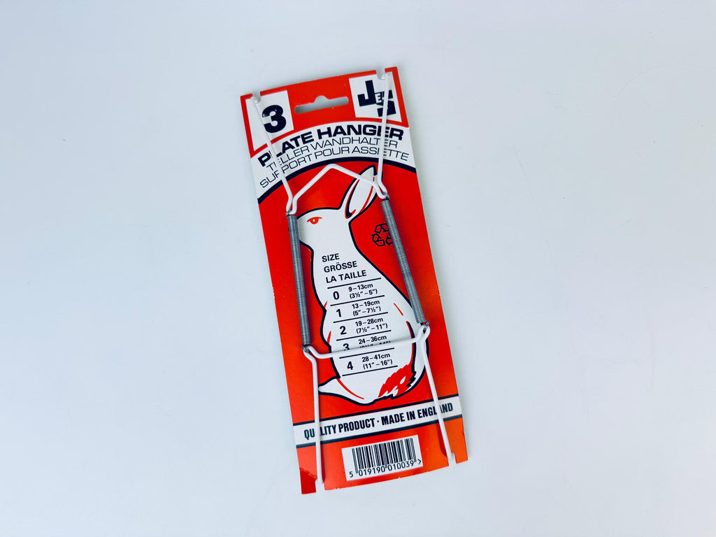 Product image for 'vintage jes plate hanger made in england multiple sizes available sold separately new old stock nos' (view c08ace)