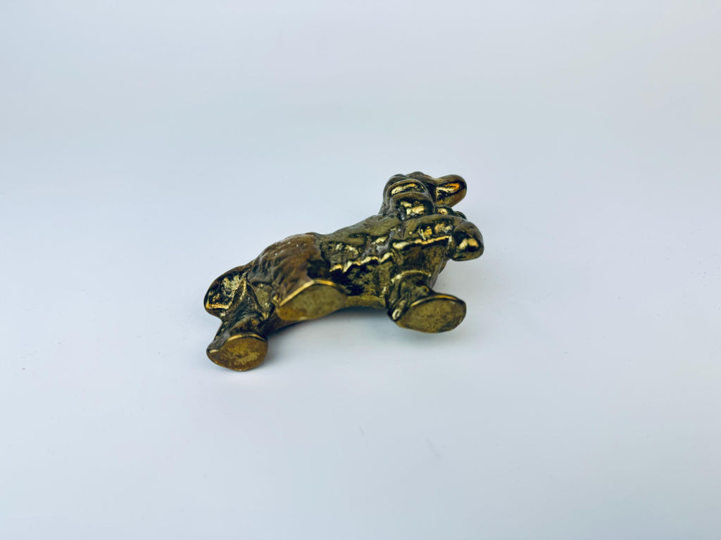 Product image for 'vintage solid brass cocker spaniel dog figurine sculpture' (view c49558)