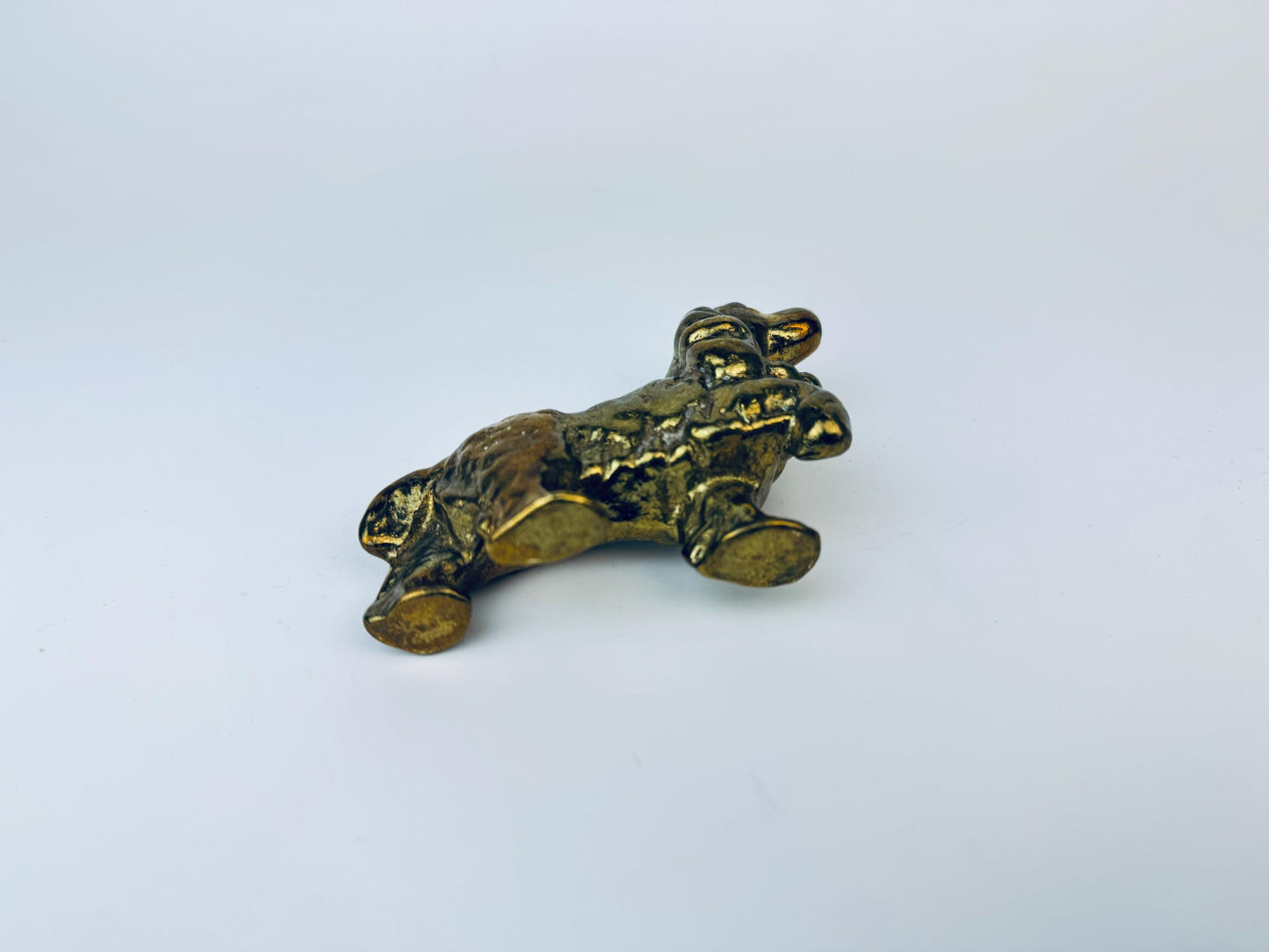 Product image for 'vintage solid brass cocker spaniel dog figurine sculpture' (view c49558)