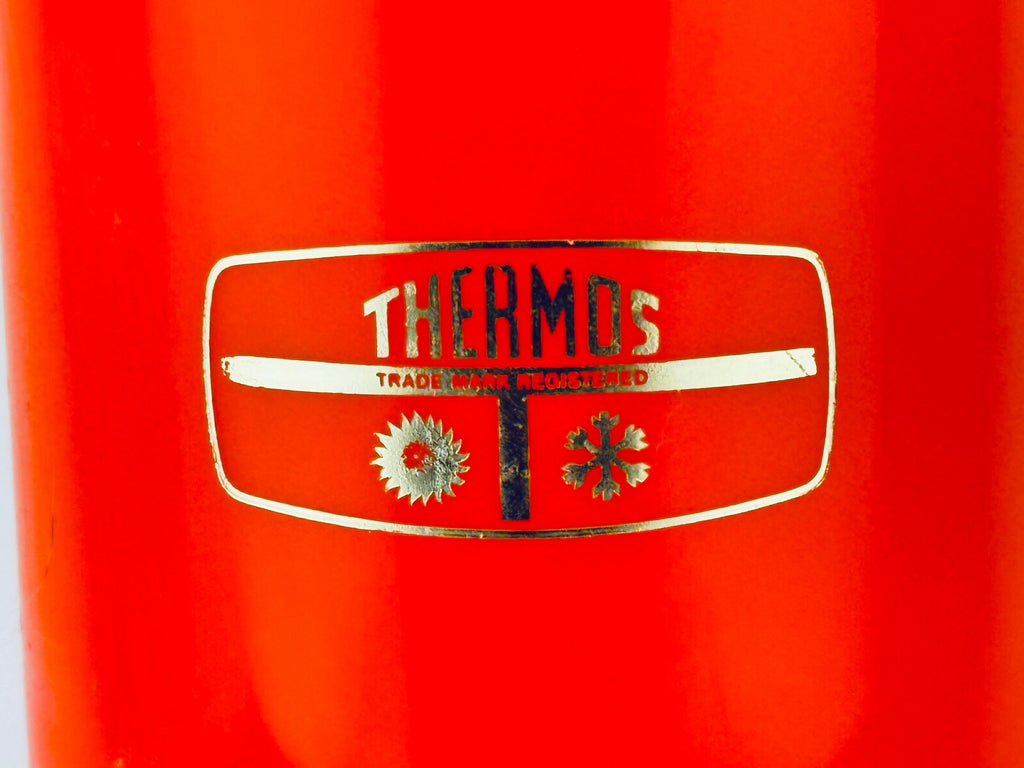 Product image for 'vintage bright orange plastic thermos insulated vacuum sealed jar model 24f made in canada' (view 5a633d)