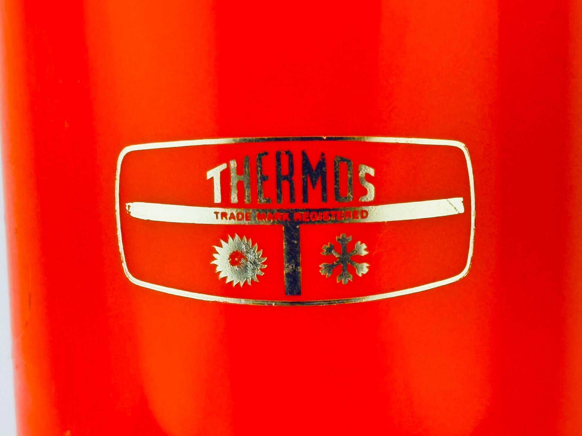 Product image for 'vintage bright orange plastic thermos insulated vacuum sealed jar model 24f made in canada' (view 5a633d)