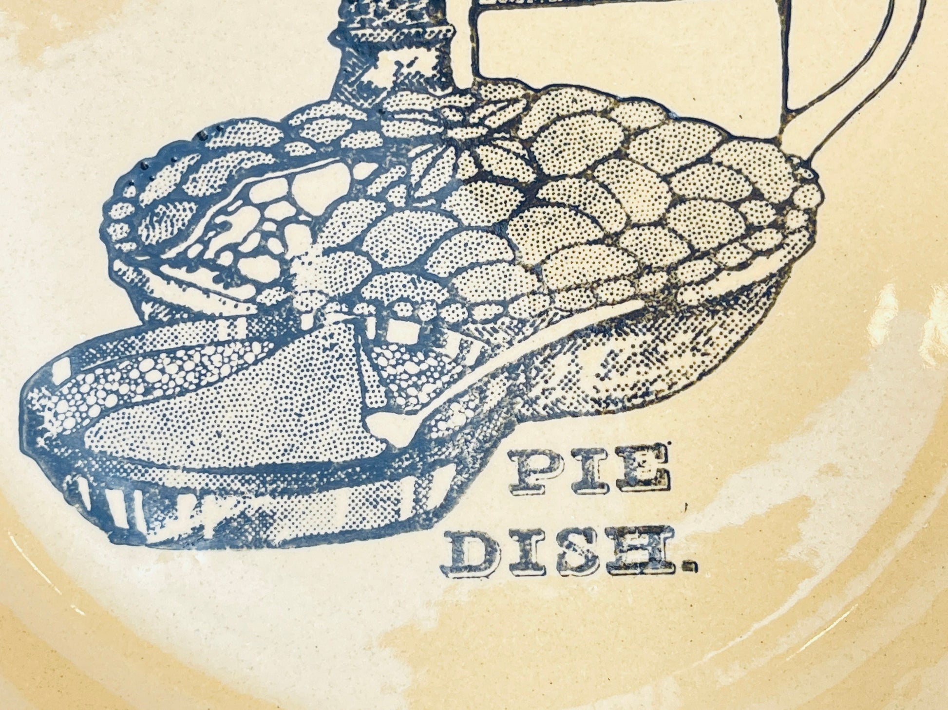 Product image for 'vintage stoneware pie plate pearsons of chesterfield 1810 made in england' (view b5a5c3)