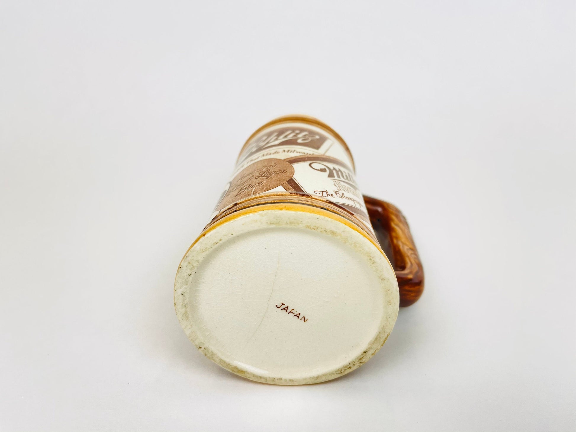 Product image for 'vintage miller high life ceramic beer stein the champagne of bottle beer america oldest lager beer set of three 3 made in japan' (view 6e08a7)