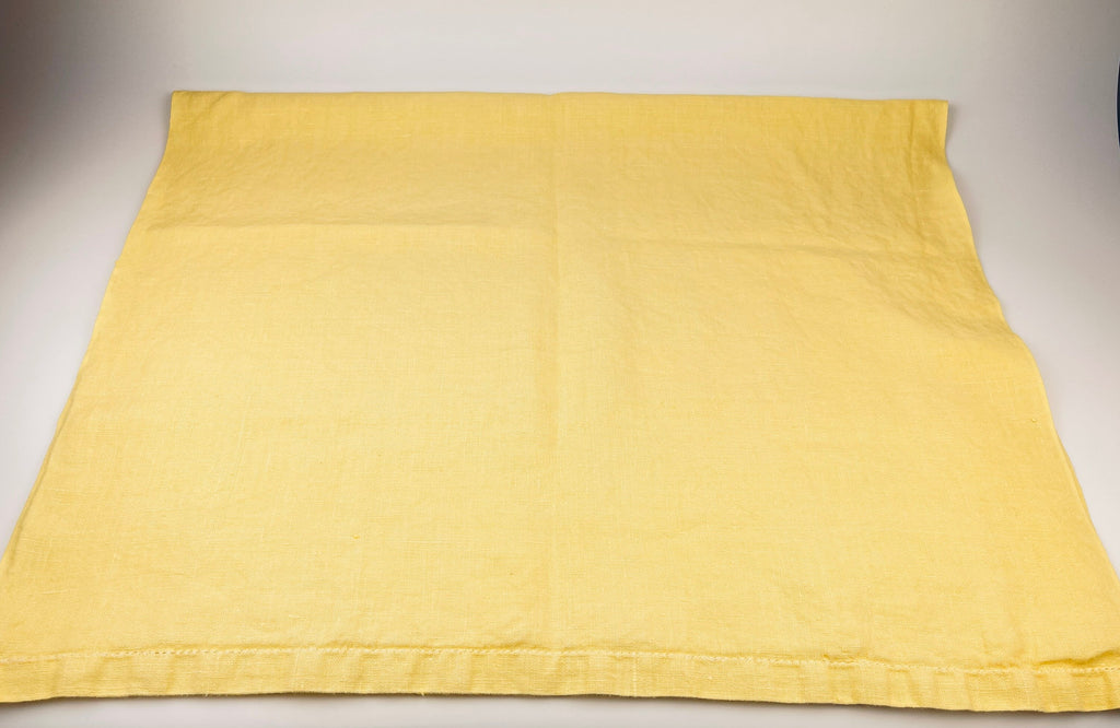 Product image for 'vintage oversized linen tea towel embroidered white geometric pattern 24 x 38' (view a6eb5a)