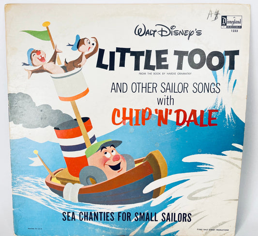 Product image for 'vintage little toot vinyl record other sailor songs with chip n dale' (view 3cd5c3)