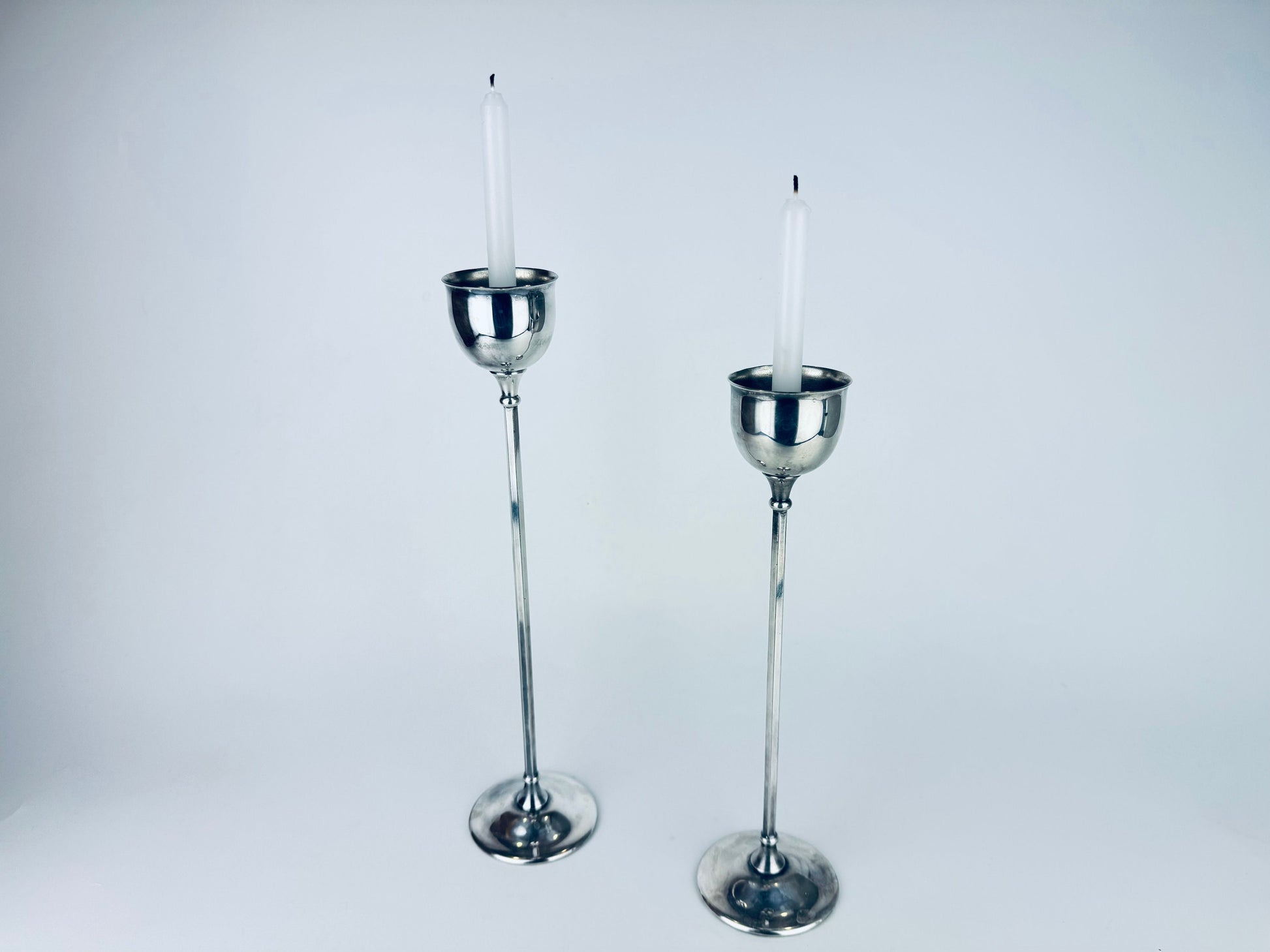 Product image for 'vintage silver plated italy quality wa mini small candlestick holders set of two 2' (view bc415f)