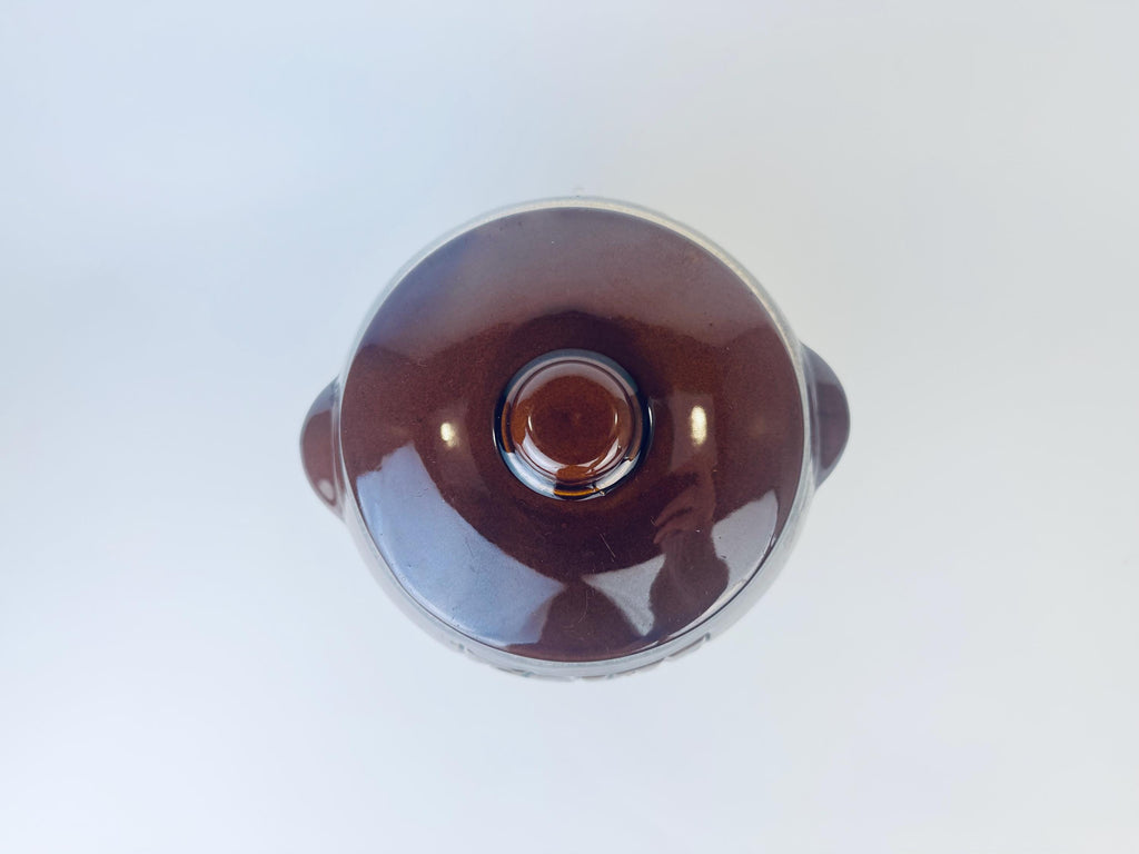 Product image for 'vintage mccoy pottery brown glazed ceramic cookie jar countertop canister made in usa' (view 35806e)
