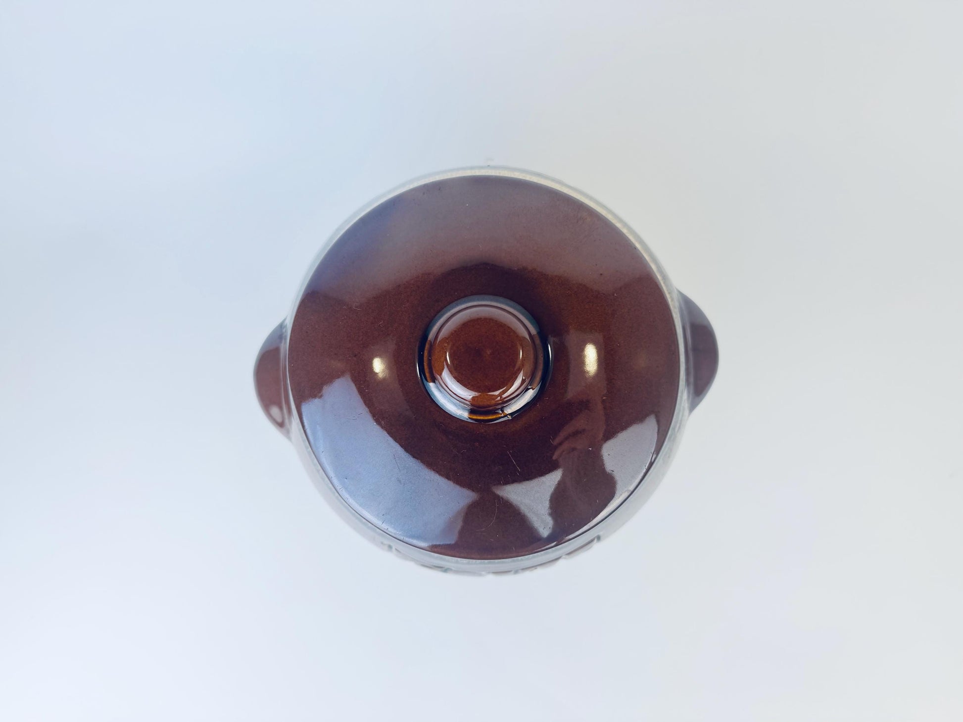 Product image for 'vintage mccoy pottery brown glazed ceramic cookie jar countertop canister made in usa' (view 35806e)