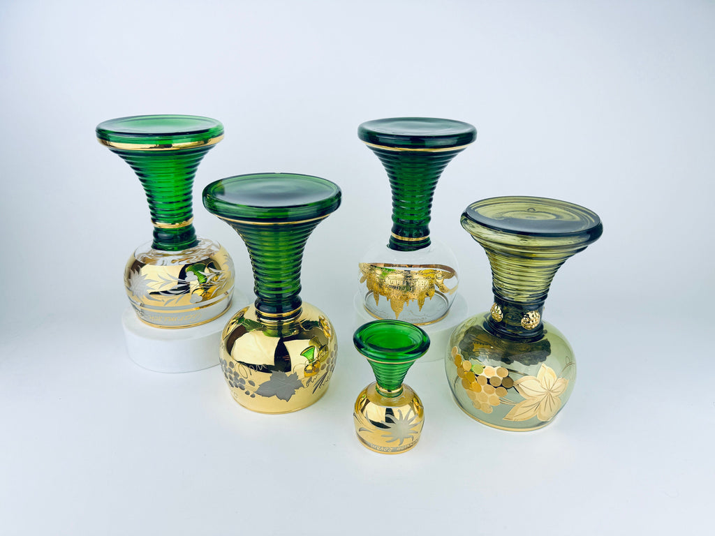 Product image for 'vintage german souvenir roemer green beehive stemmed barware glass sold separately' (view 23ead0)
