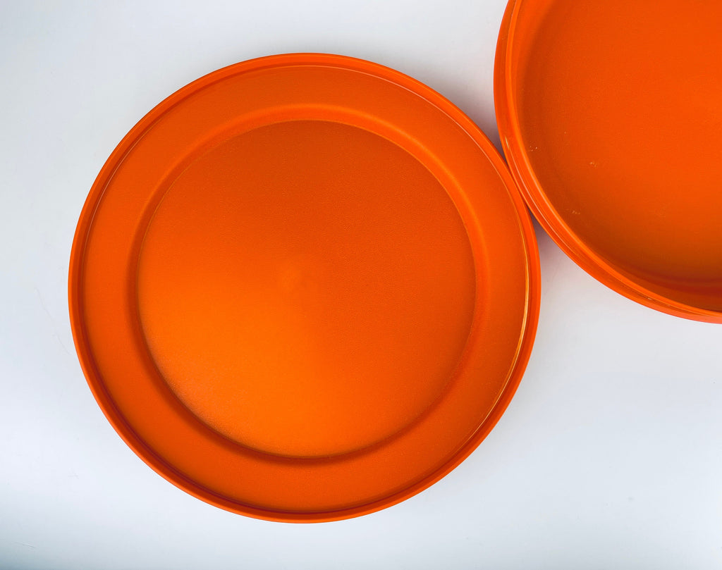 Product image for 'vintage plastic tupperware containers harvest orange yellow avocado green made in canada sold separately' (view d840ed)