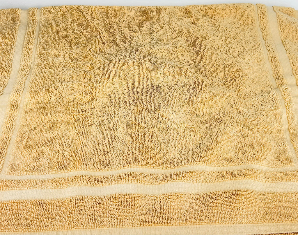 Product image for 'vintage martex all cotton bath mat butterscotch gold made in usa' (view f081f2)