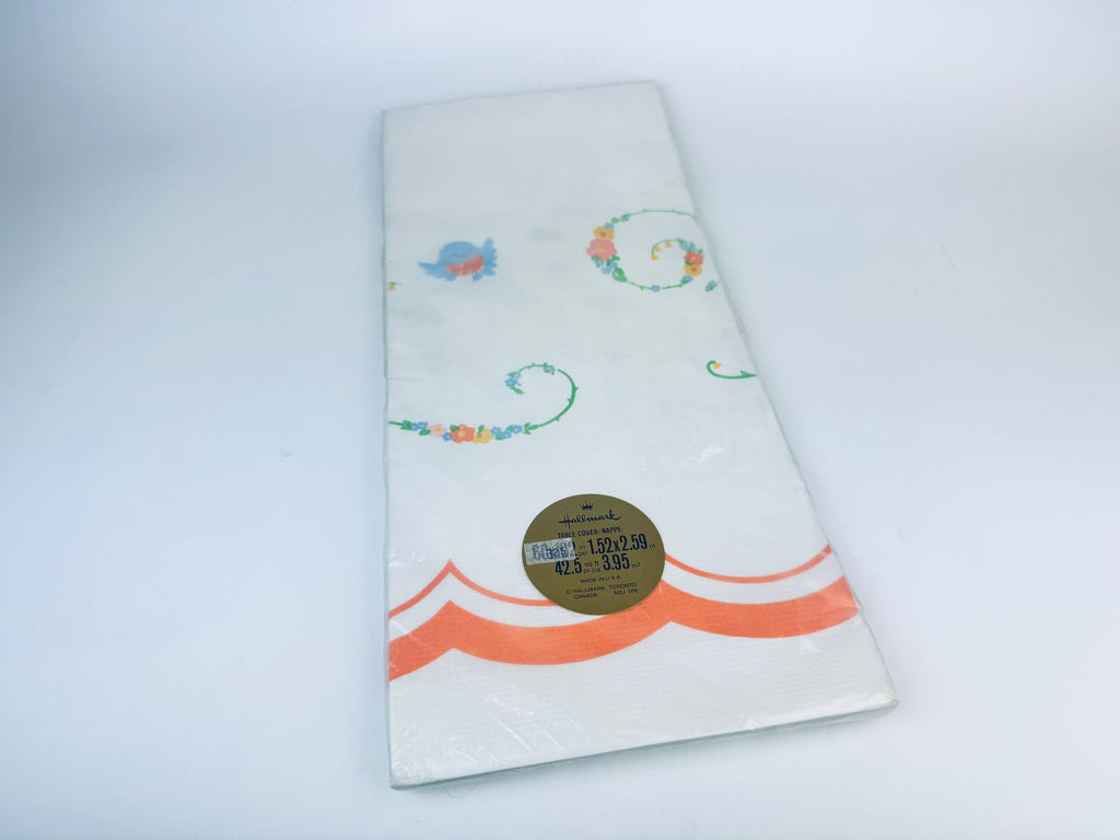Product image for 'vintage happy birthday paper tablecloth new old stock nos made in usa' (view 2584c3)
