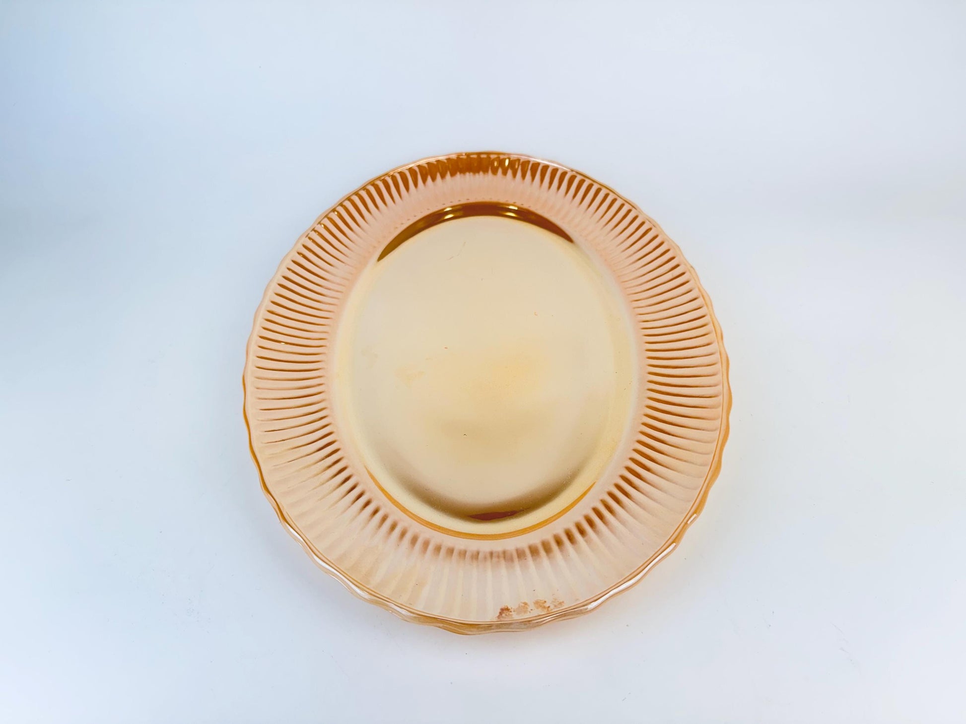 Product image for 'vintage peach lustreware 13 oval serving platter anchor hocking fire king made in usa' (view 1ffe47)