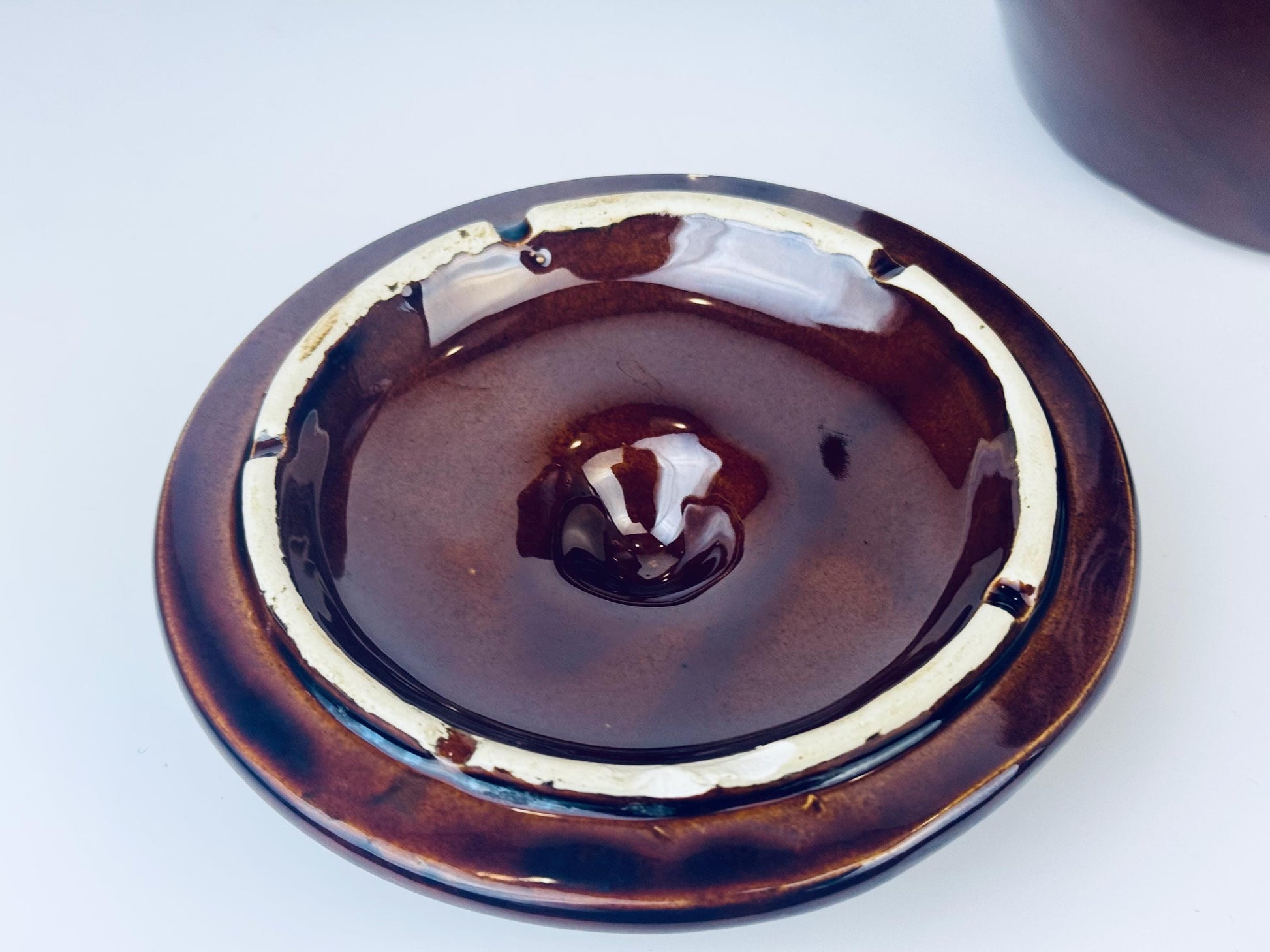 Product image for 'vintage mccoy pottery brown glazed ceramic cookie jar countertop canister made in usa' (view b64bb7)