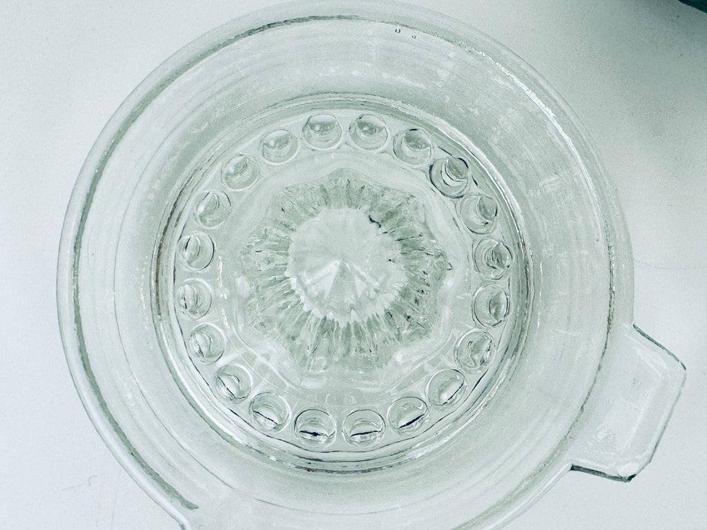 Product image for 'vintage ribbed clear glass orange citrus juicer reamer' (view 9543fe)