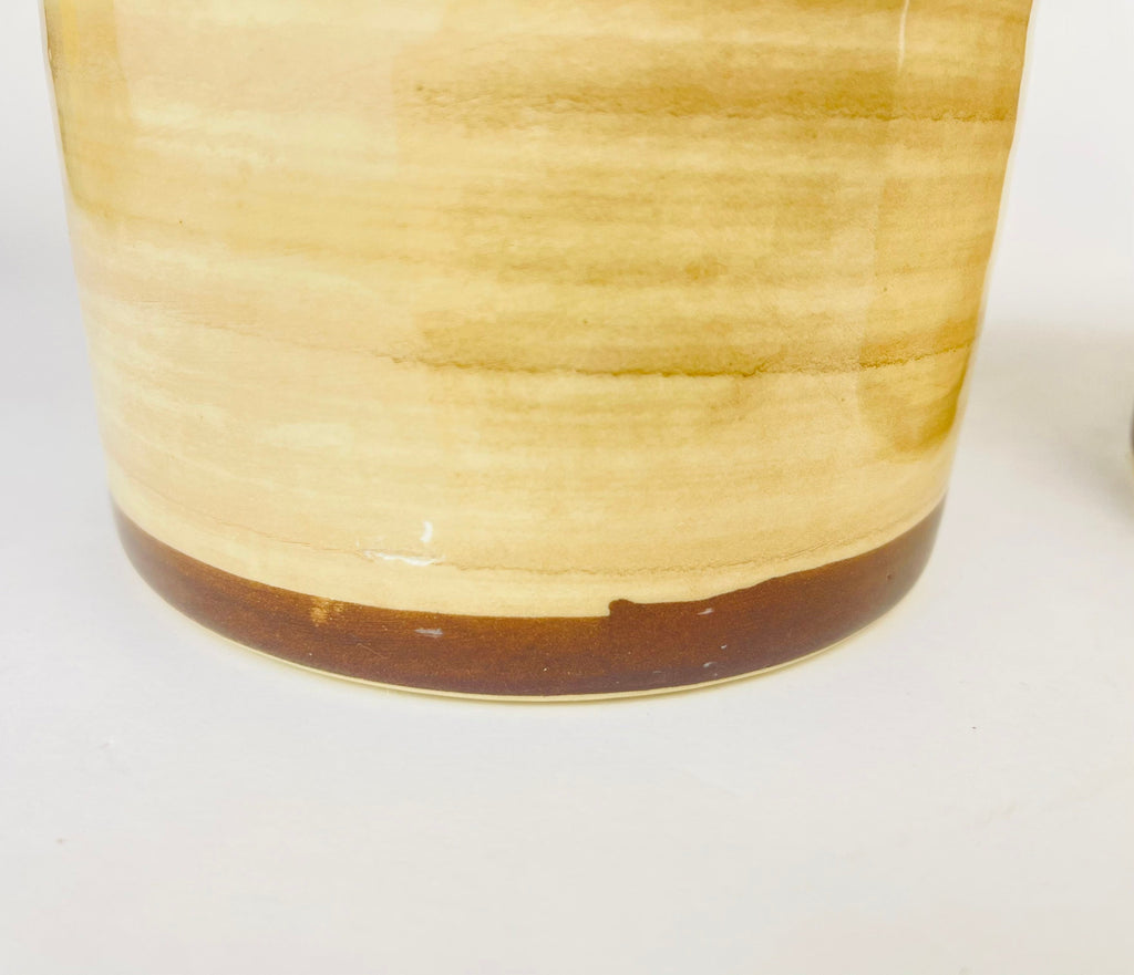 Product image for 'vintage floral ceramic countertop canister jars set of two 2 made in canada' (view 2db970)