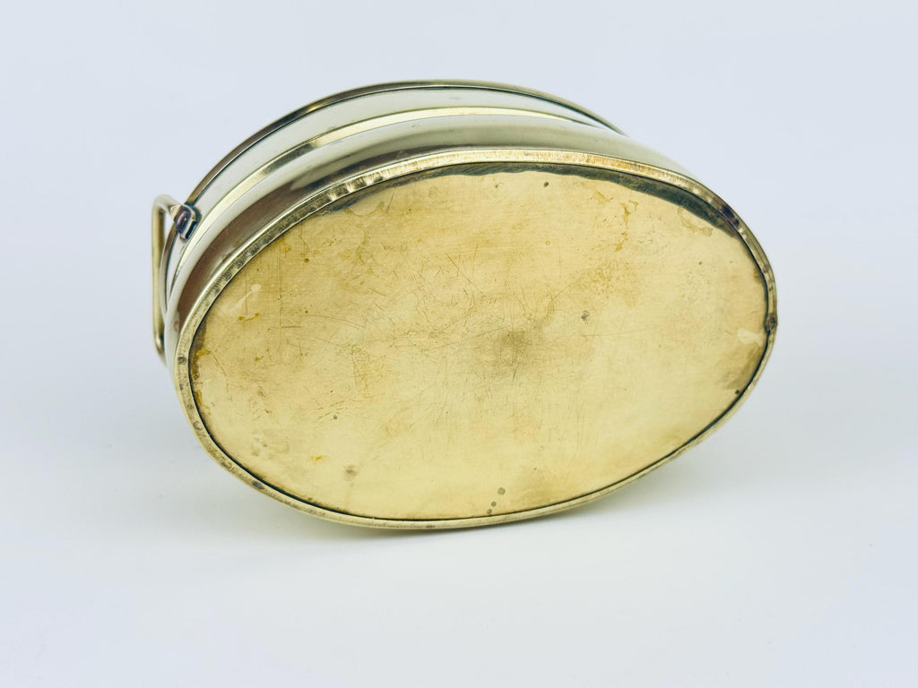 Product image for 'vintage brass oval handled planter' (view 2b2c81)