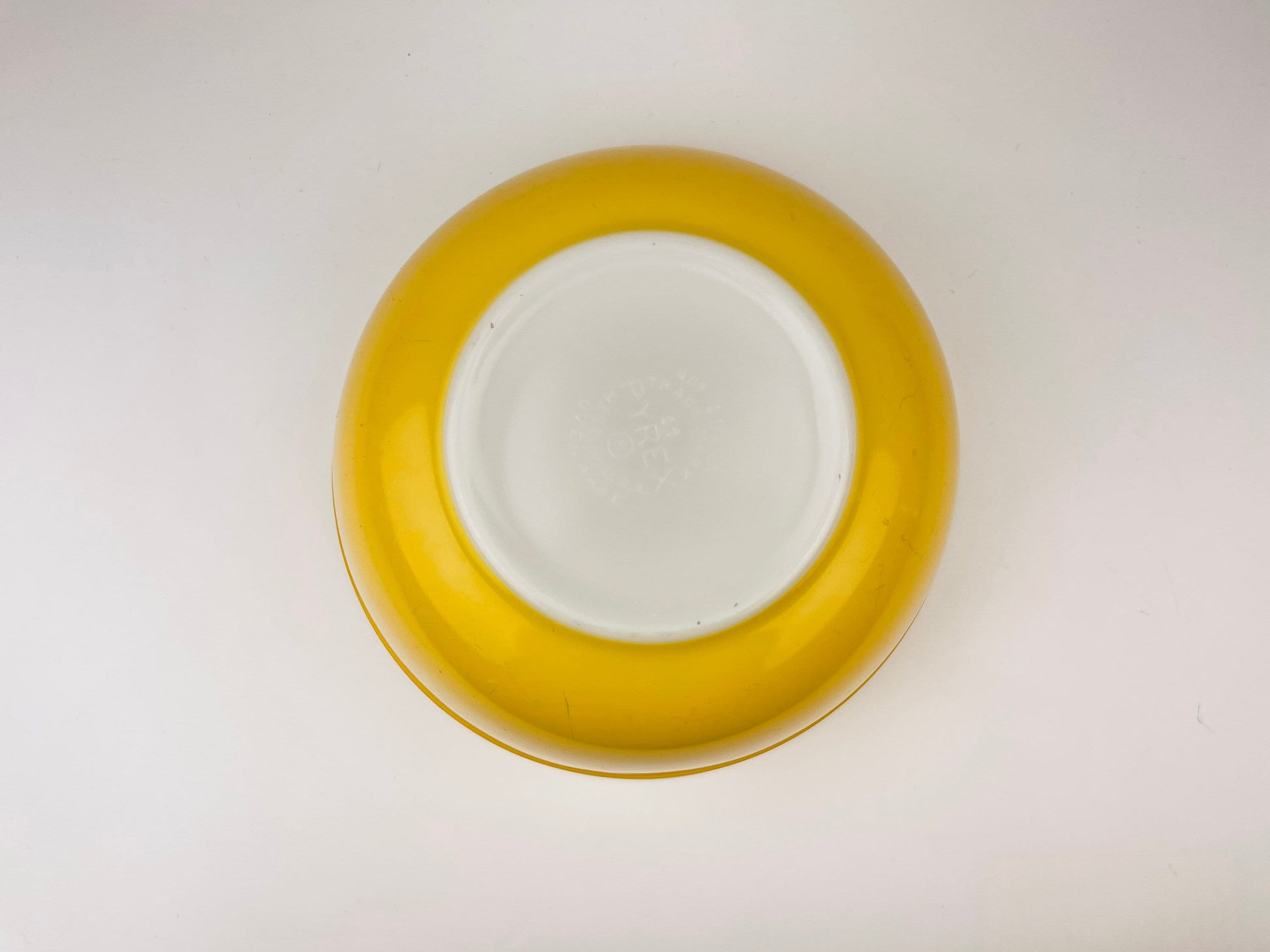 Product image for 'vintage pyrex yellow mixing bowl 1970s opal glass friendship kitchen bowl mid century cookware' (view 723e4a)