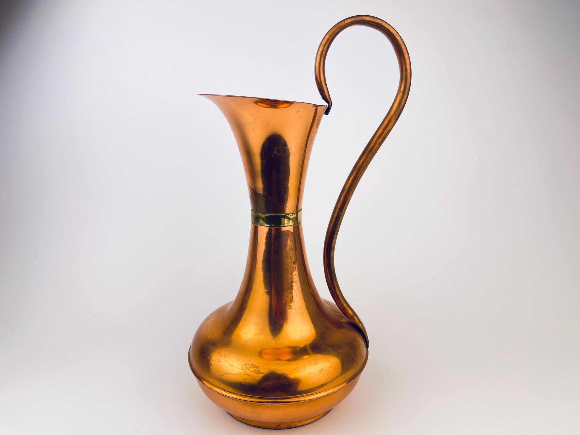 Product image for 'vintage copper brass watering jug made in england by lombard' (view b9ec46)